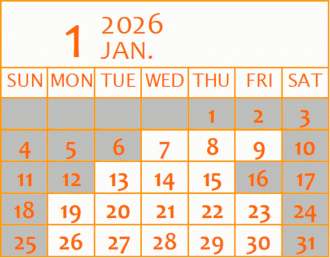 会館カレンダー（来月）